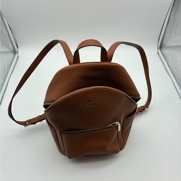 kate spade Handbags - kate spade Brown Pebbled Leather Backpack